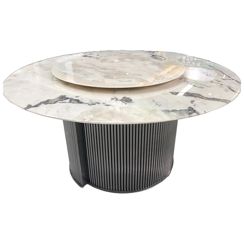 Caribbean Island Marble Lazy Susan Tables Caribbean Island Marble Lazy Susan Tables
