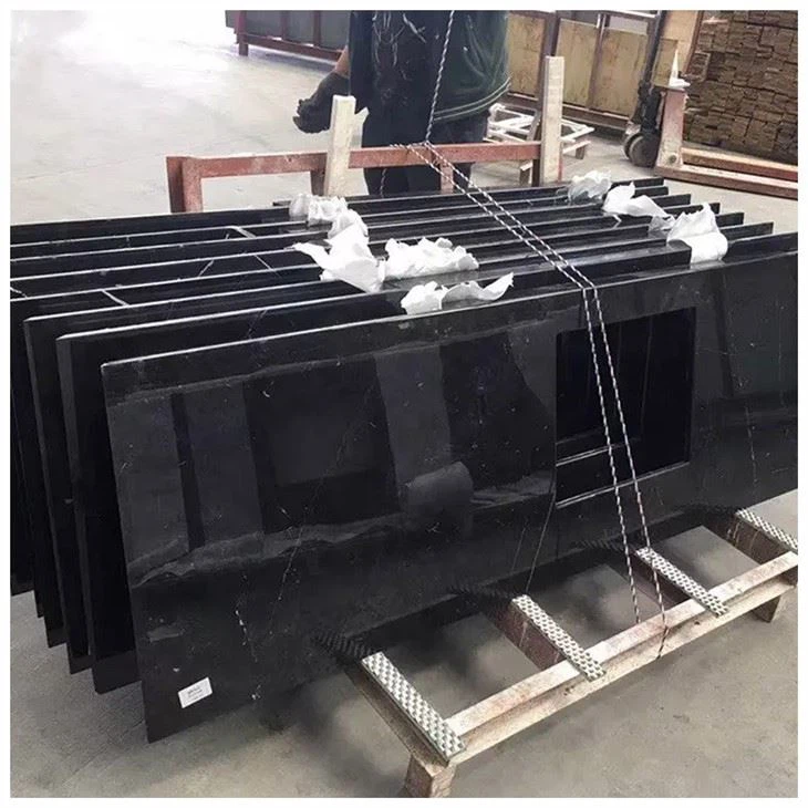 Nero Marquina marmeren aanrechtblad