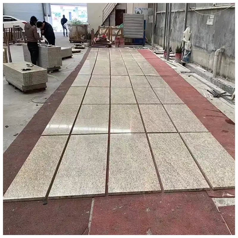 Giallo Ornamental Granite Building Wall Cladding Tiles