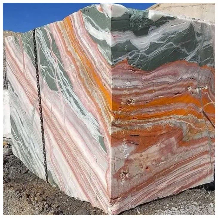 Rainbow Onyx Marble Raw Blocks