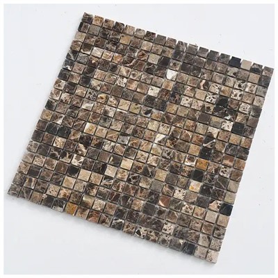 Donkere Emperador marmeren mozaïektegel