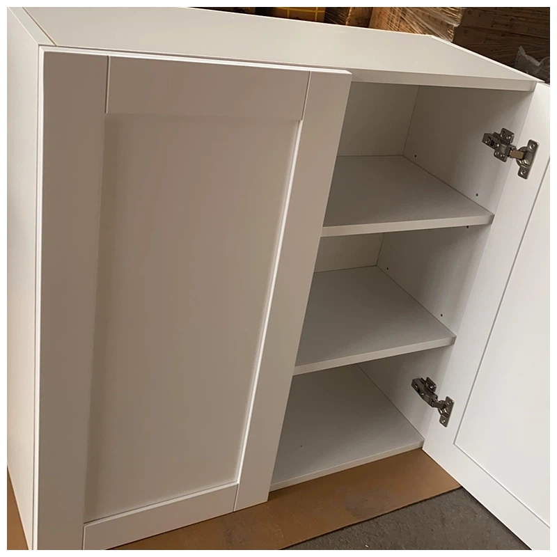 RTA 2 Door White Shaker Kitchen Wall Cabinet