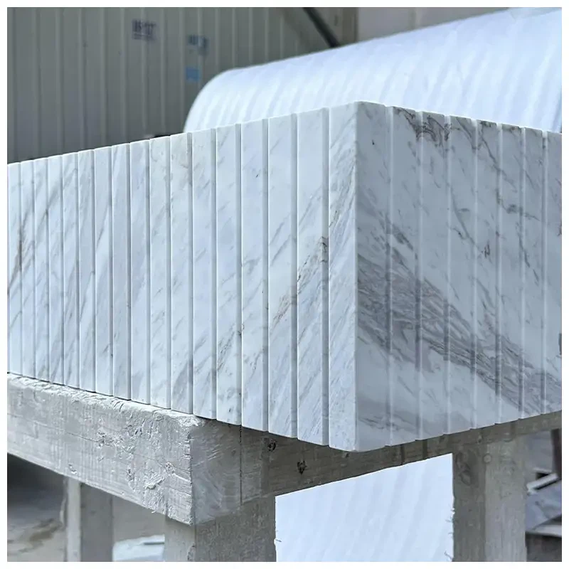 Volakas White Marble Bathroom Vanity Sink