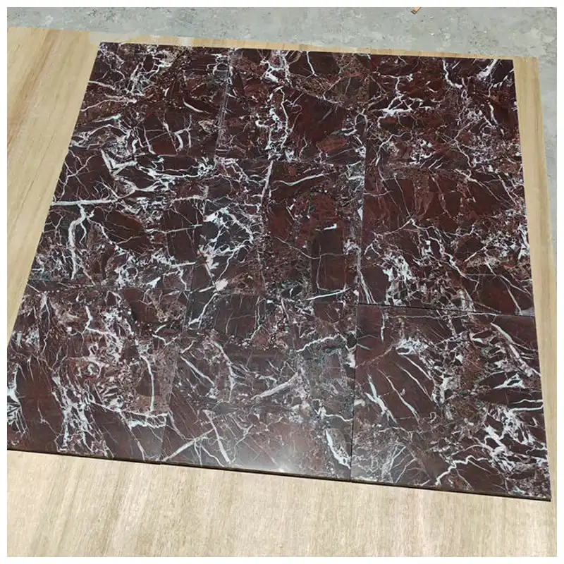 Rosso Levanto Dark Red Marble Tiles