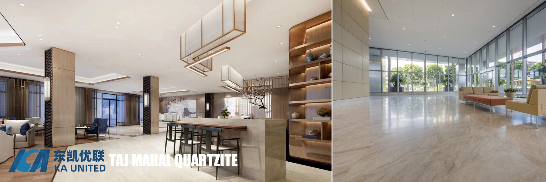 Taj Mahal Quartzite Hotel Lobby Project KA UNITED Taj Mahal Quartzite Hotel Lobby Project KA UNITED