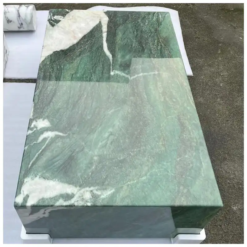 Verde Patagiona Quartzite Plinth Coffee Tables Verde Patagiona Quartzite Plinth Coffee Tables