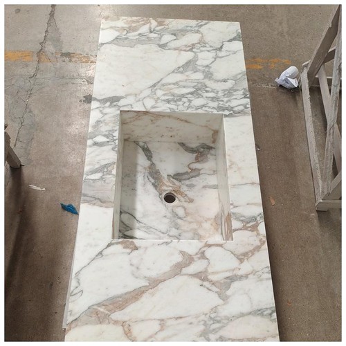 Calacatta Gold Marble Wall Hung Sinks Calacatta Gold Marble Wall Hung Sinks