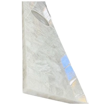 Verlichte witte quartz ijdelheid tops